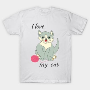 I love my cat T-Shirt